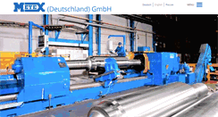 Desktop Screenshot of metex-germany.de