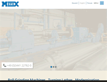 Tablet Screenshot of metex-germany.de